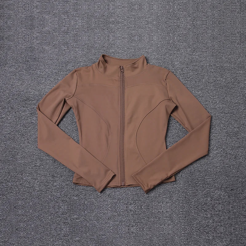 Women's Long Sleeve Yoga & Gym Training Sport Jacket