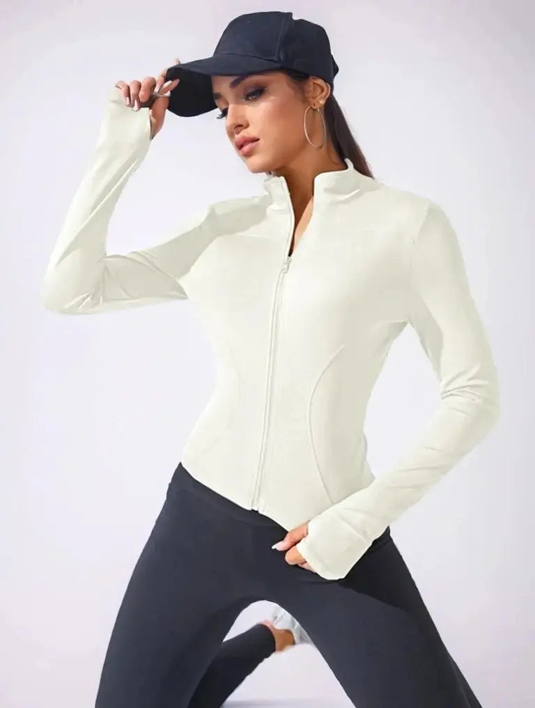 Women's Slimming Zipper Yoga Sports Jacket