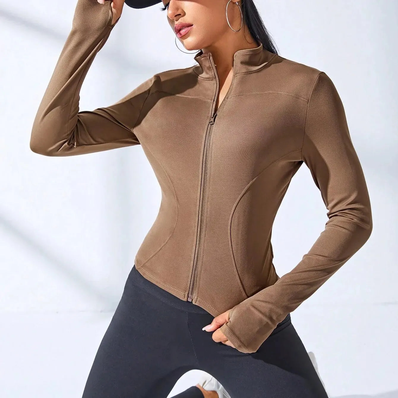 Women's Slimming Zipper Yoga Sports Jacket