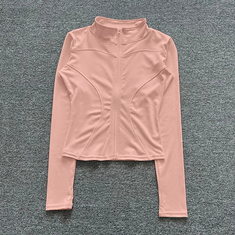 Women's Long Sleeve Yoga & Gym Training Sport Jacket