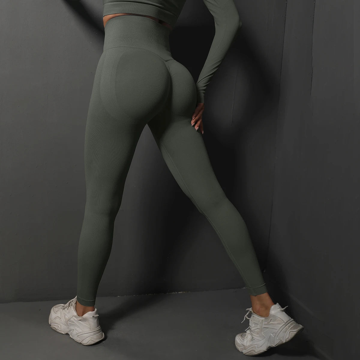 Seamless High Waist Booty Lifting Yoga Leggings for Women