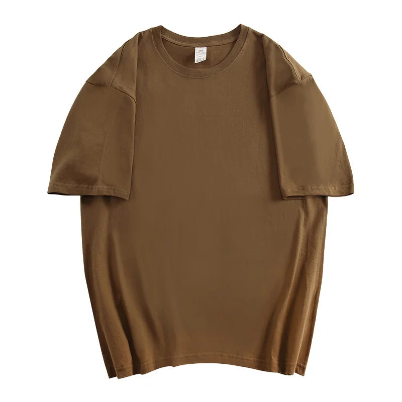 100% Cotton Loose Short Sleeve T-Shirt - Men & Women