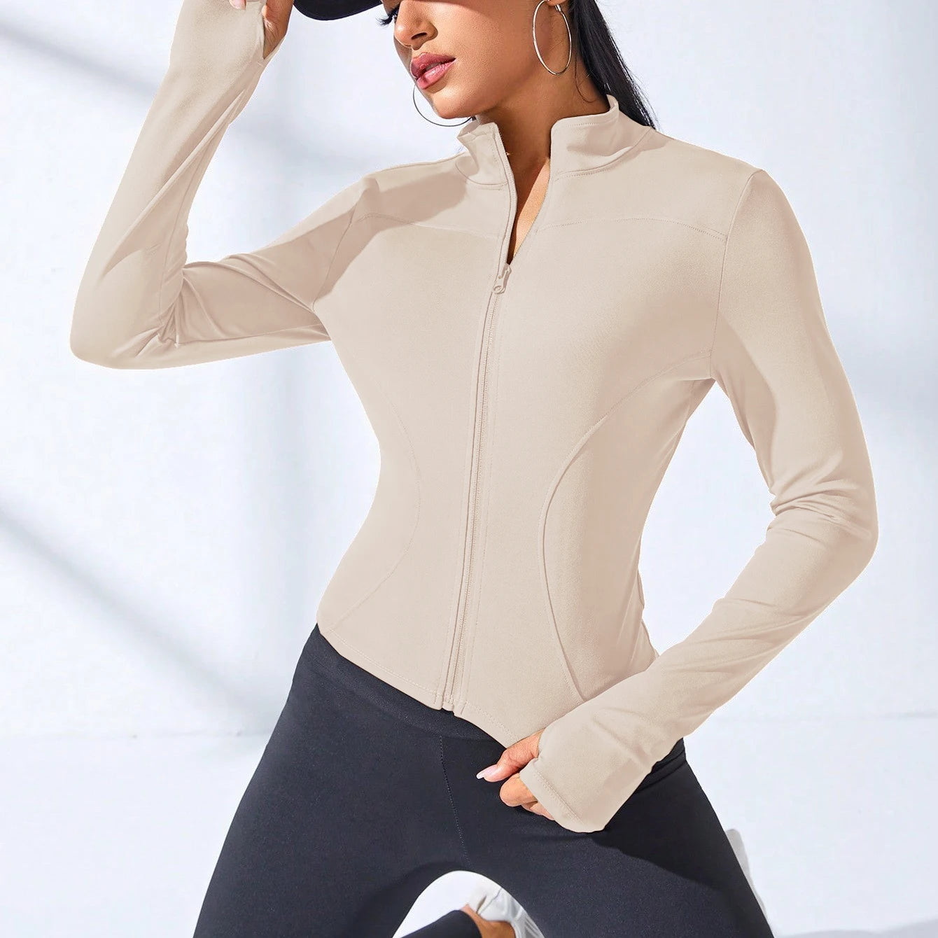 Women's Slimming Zipper Yoga Sports Jacket