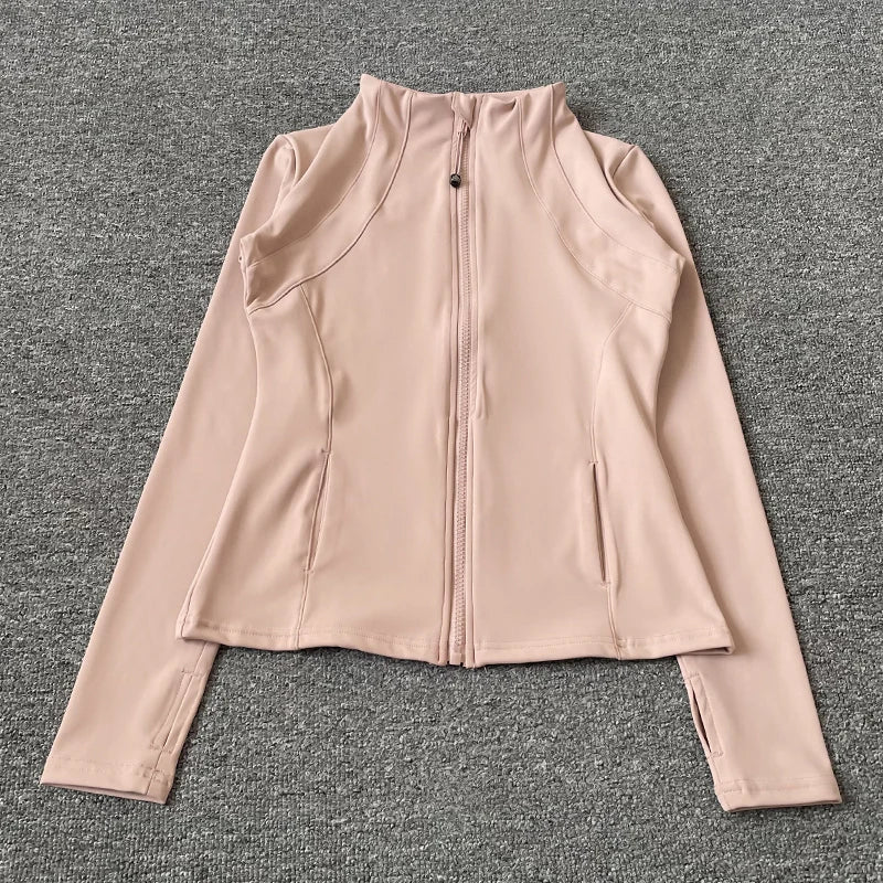 Quick Dry Slim-Fit Yoga & Running Jacket for Women