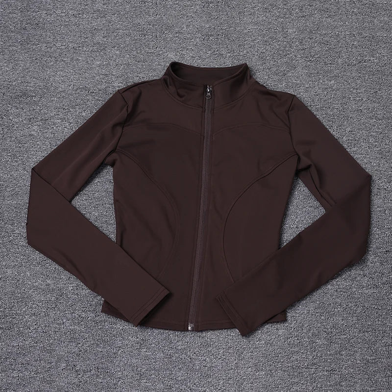 Women's Long Sleeve Yoga & Gym Training Sport Jacket