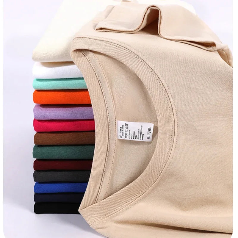 100% Cotton Loose Short Sleeve T-Shirt - Men & Women