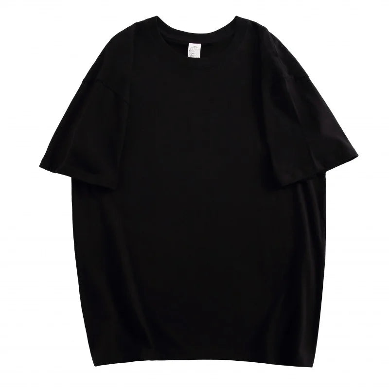 100% Cotton Loose Short Sleeve T-Shirt - Men & Women