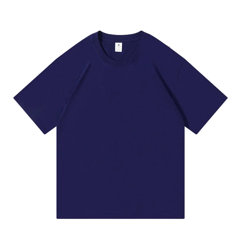 100% Cotton Loose Short Sleeve T-Shirt - Men & Women