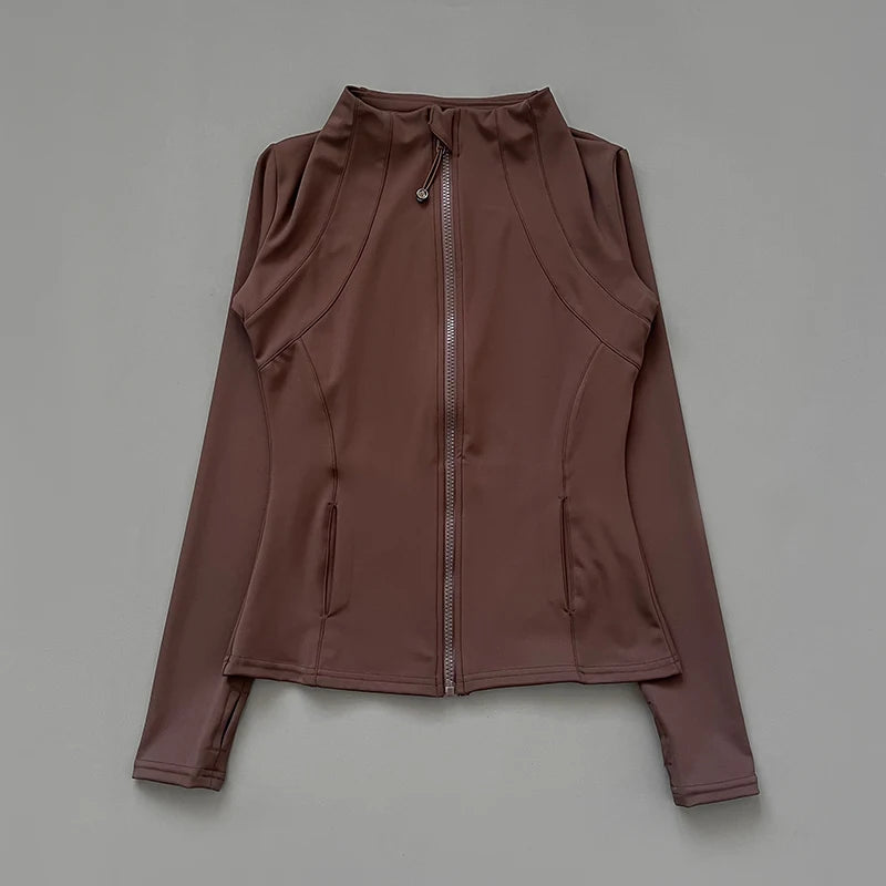 Quick Dry Slim-Fit Yoga & Running Jacket for Women