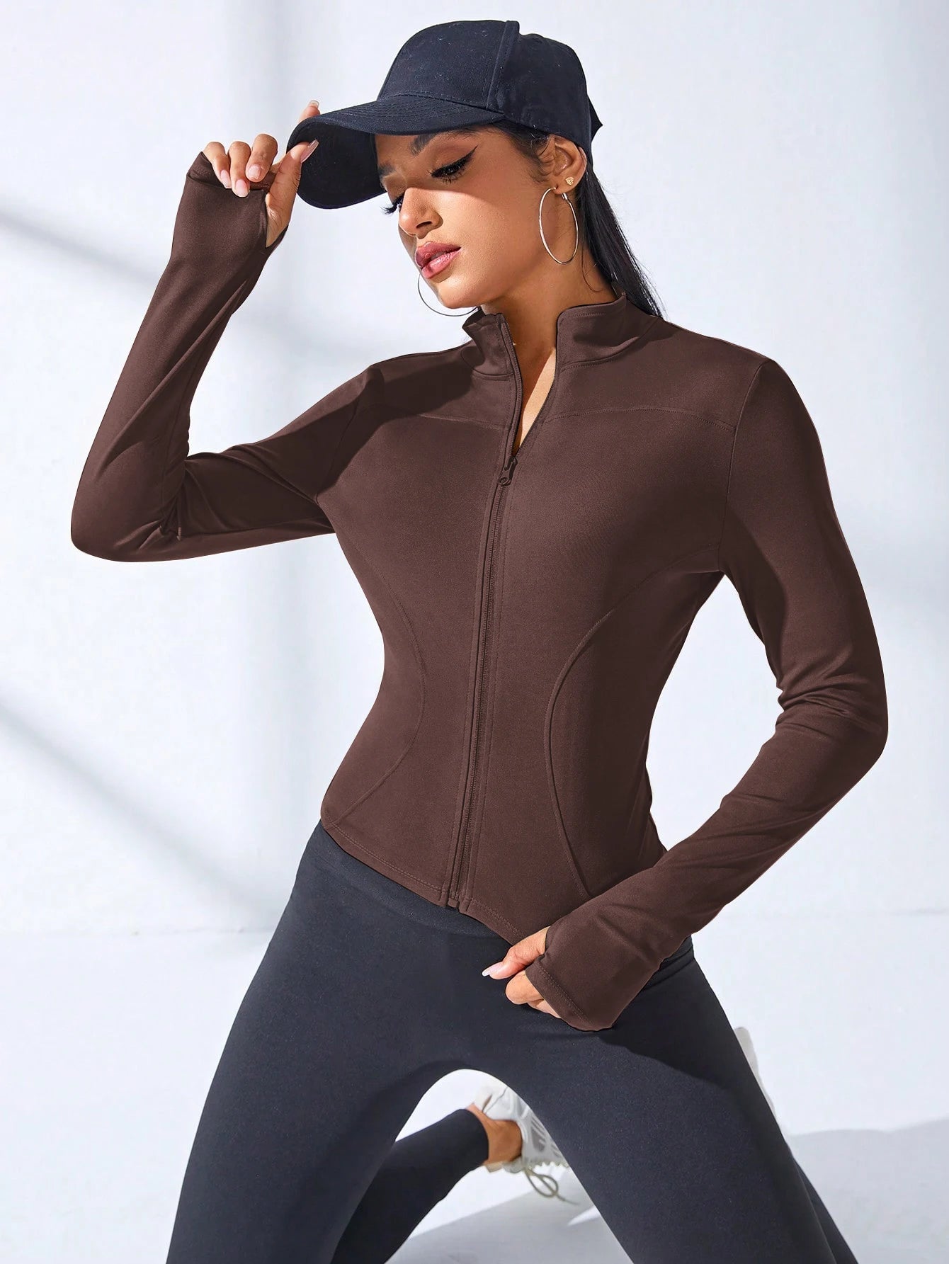Women's Slimming Zipper Yoga Sports Jacket