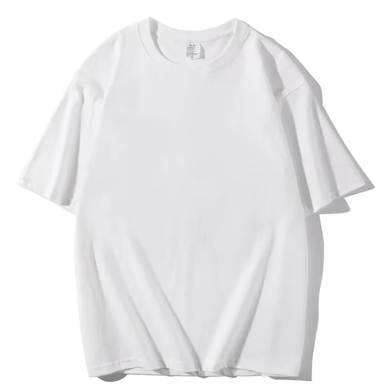 100% Cotton Loose Short Sleeve T-Shirt - Men & Women