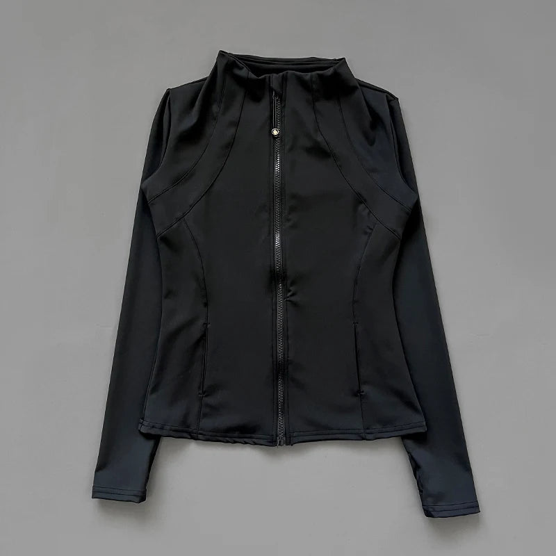 Quick Dry Slim-Fit Yoga & Running Jacket for Women