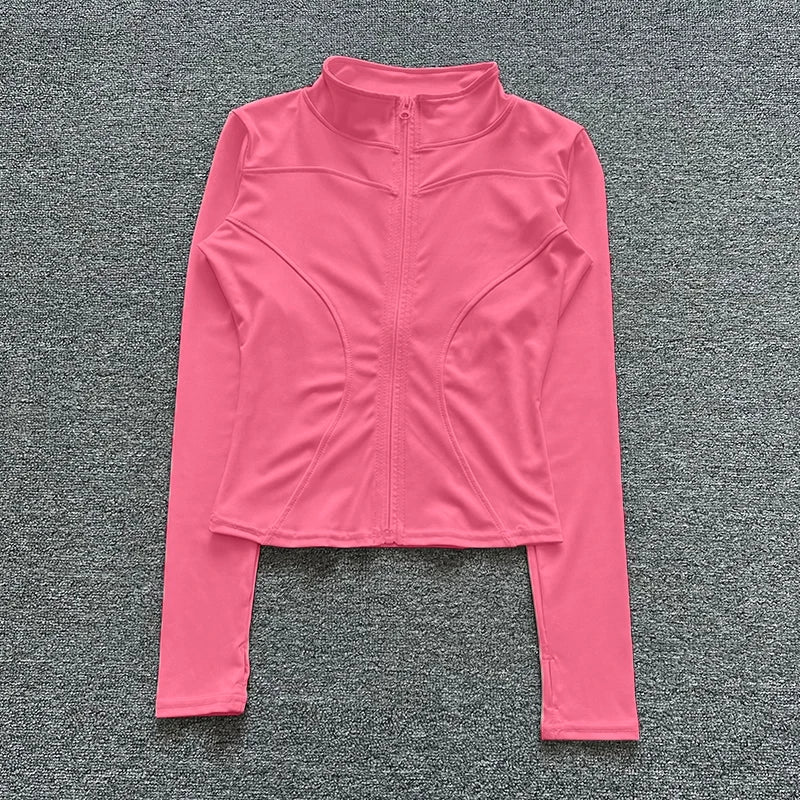 Women's Long Sleeve Yoga & Gym Training Sport Jacket