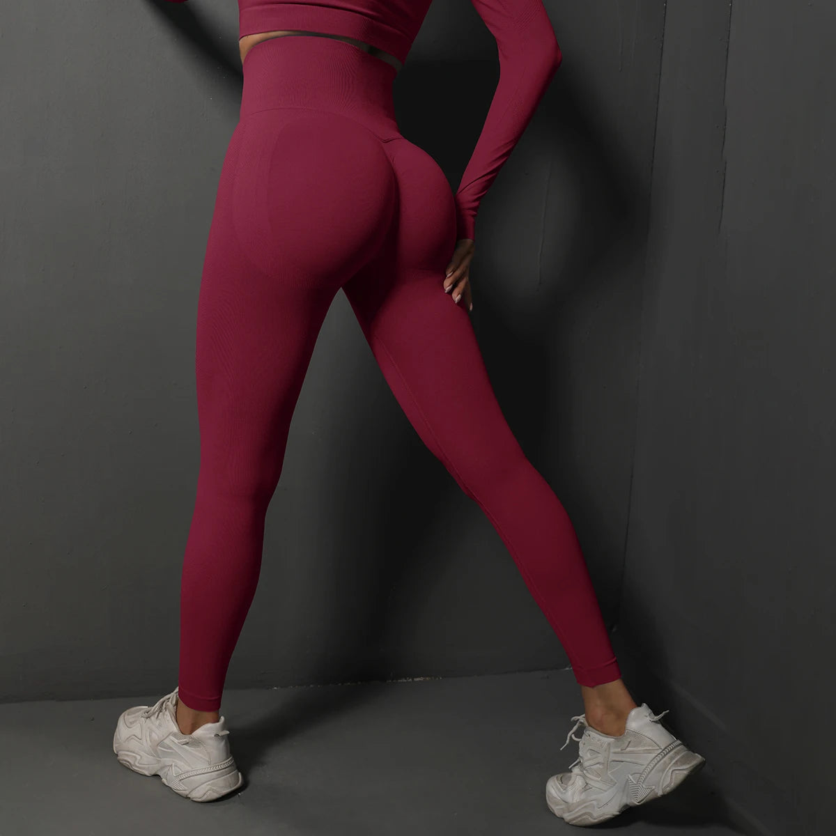 Seamless High Waist Booty Lifting Yoga Leggings for Women