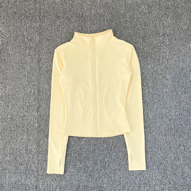 Women's Long Sleeve Yoga & Gym Training Sport Jacket