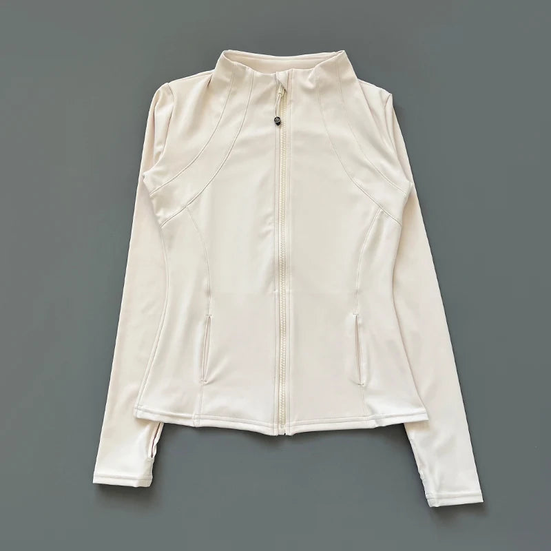 Quick Dry Slim-Fit Yoga & Running Jacket for Women