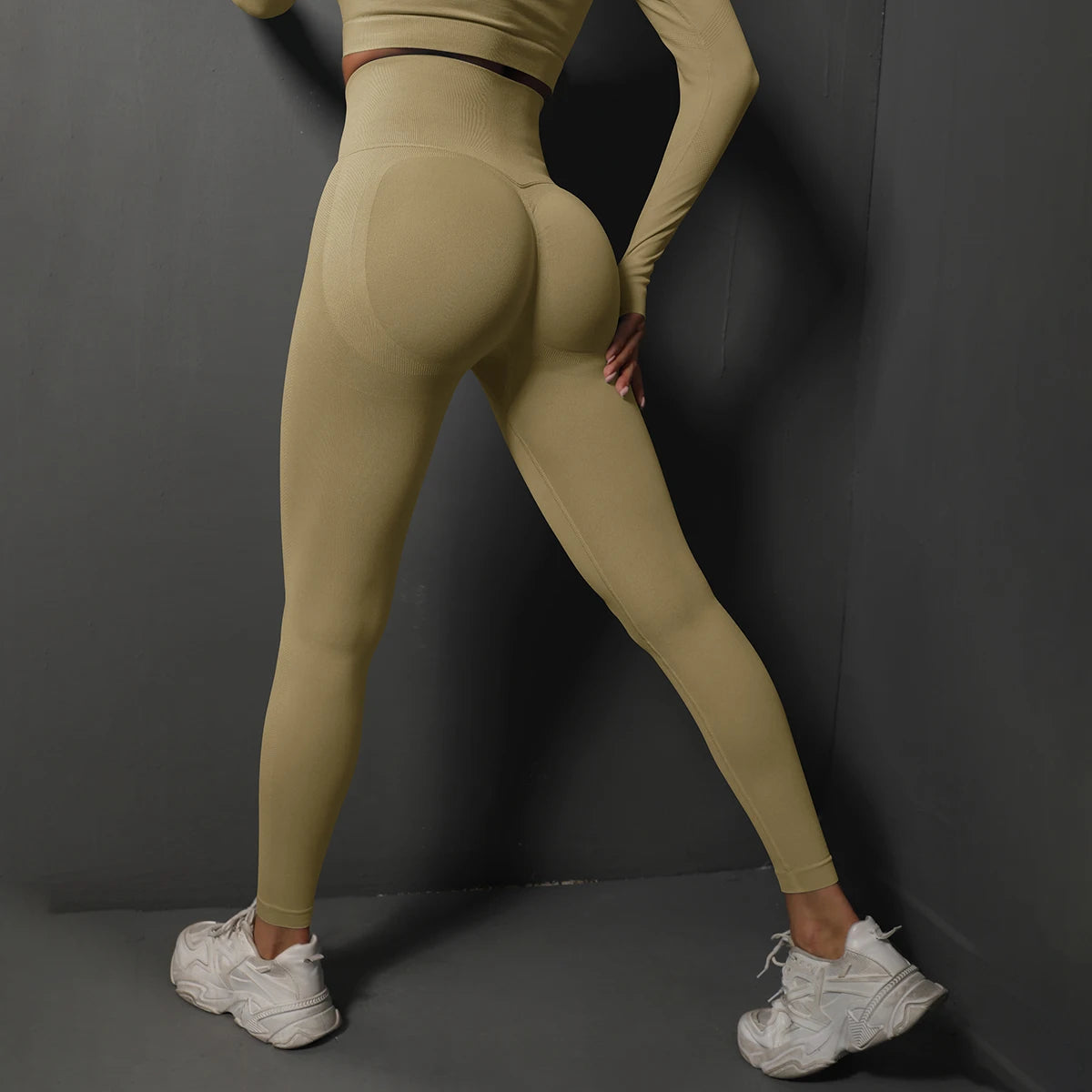 Seamless High Waist Booty Lifting Yoga Leggings for Women
