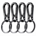 4Pcs Carabiner Clip Keychain Metal Carabiner Shape Key Ring Keyring Key Holder Clips Hook Holder Organizer for Car Keys Finder