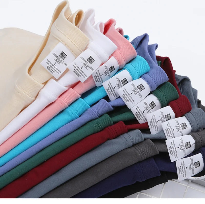 100% Cotton Loose Short Sleeve T-Shirt - Men & Women